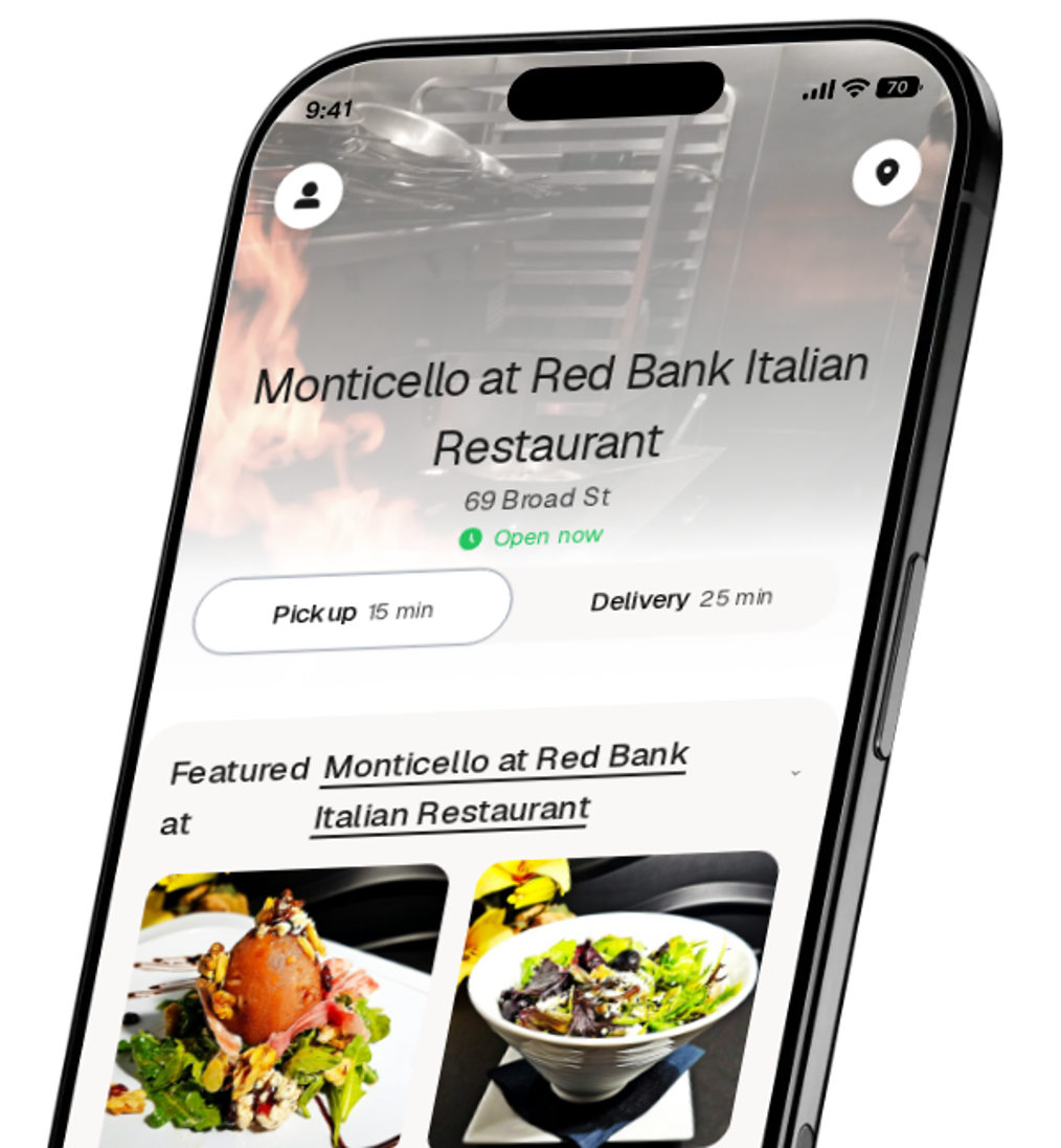 Monticello at Red Bank Italian Restaurant app preview