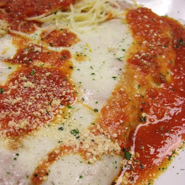 Veal Cutlet Parmigiana.
