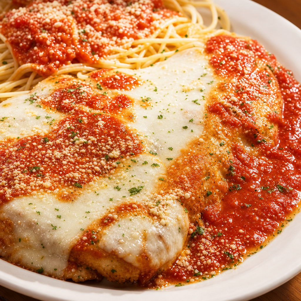 Veal Cutlet Parmigiana.