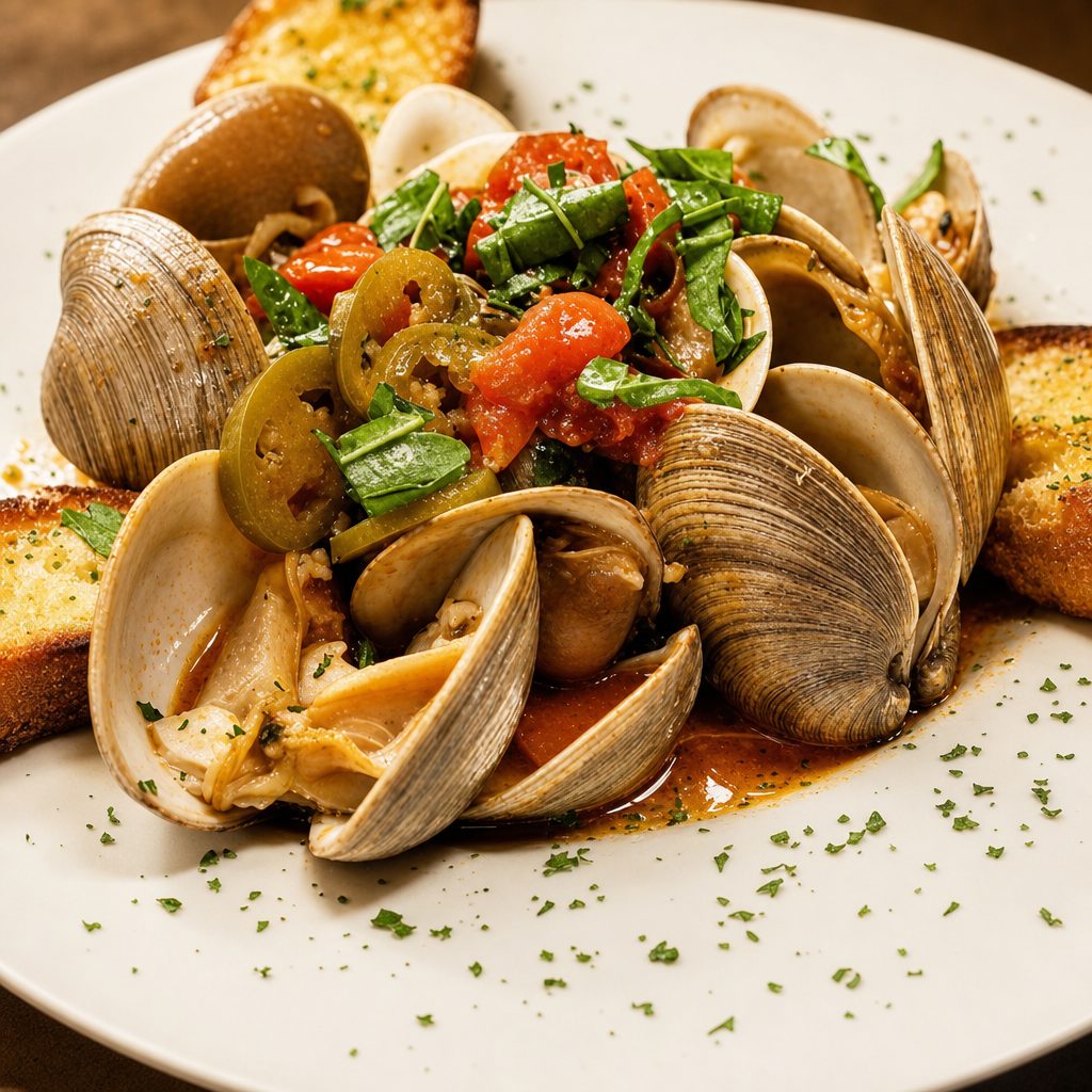 Clams Arrabbiata.