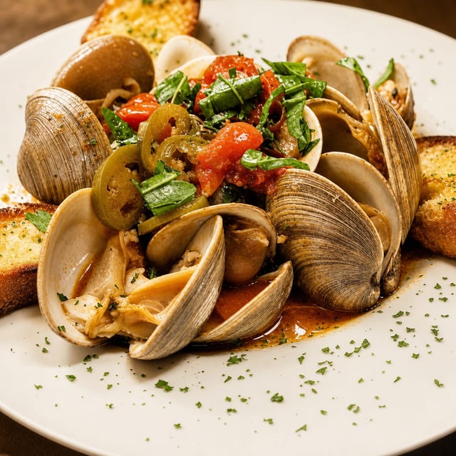 Clams Arrabbiata.