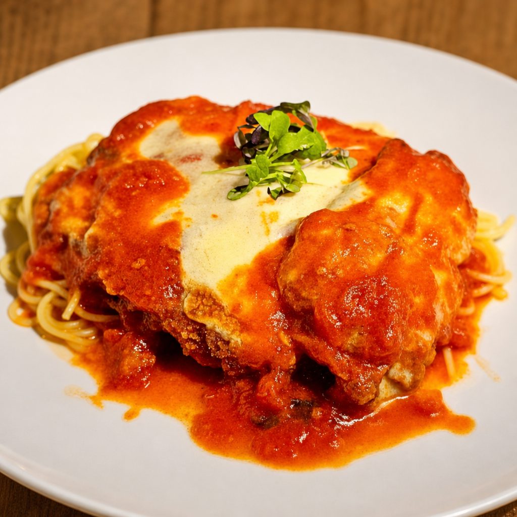 Chicken Parmigiana.